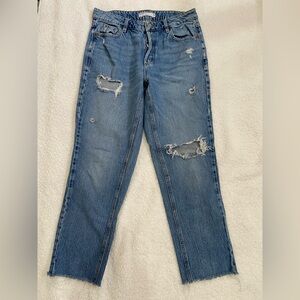 Garage Denim Ex-Boyfriend Distressed Jeans size 28/7